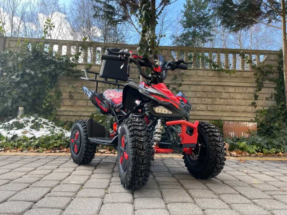 QUAD SPALINOWY 50cc  Pelikan Predator Duże Koła Oparcie Raty Dostawa