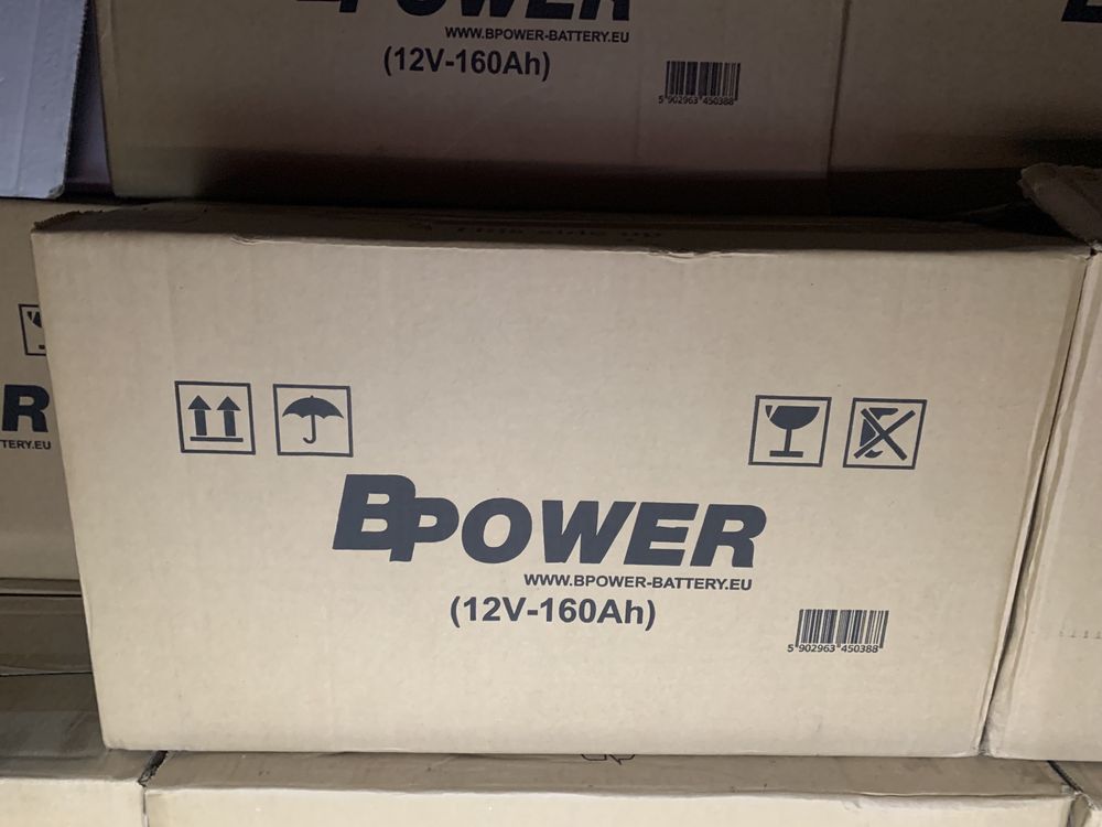 Продам AGM Акумулятор Bрower 12v160AH тяговий