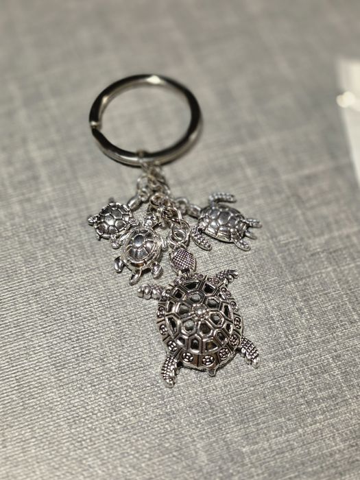 Brelok do kluczy, torebki, plecaka. Zawieszka do auta - Żółwie morskie