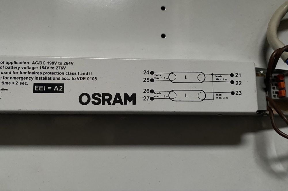Дроссель балласт OSRAM QT 1×55,70/ 230-240 и QT 2×55,70/ 230-240
