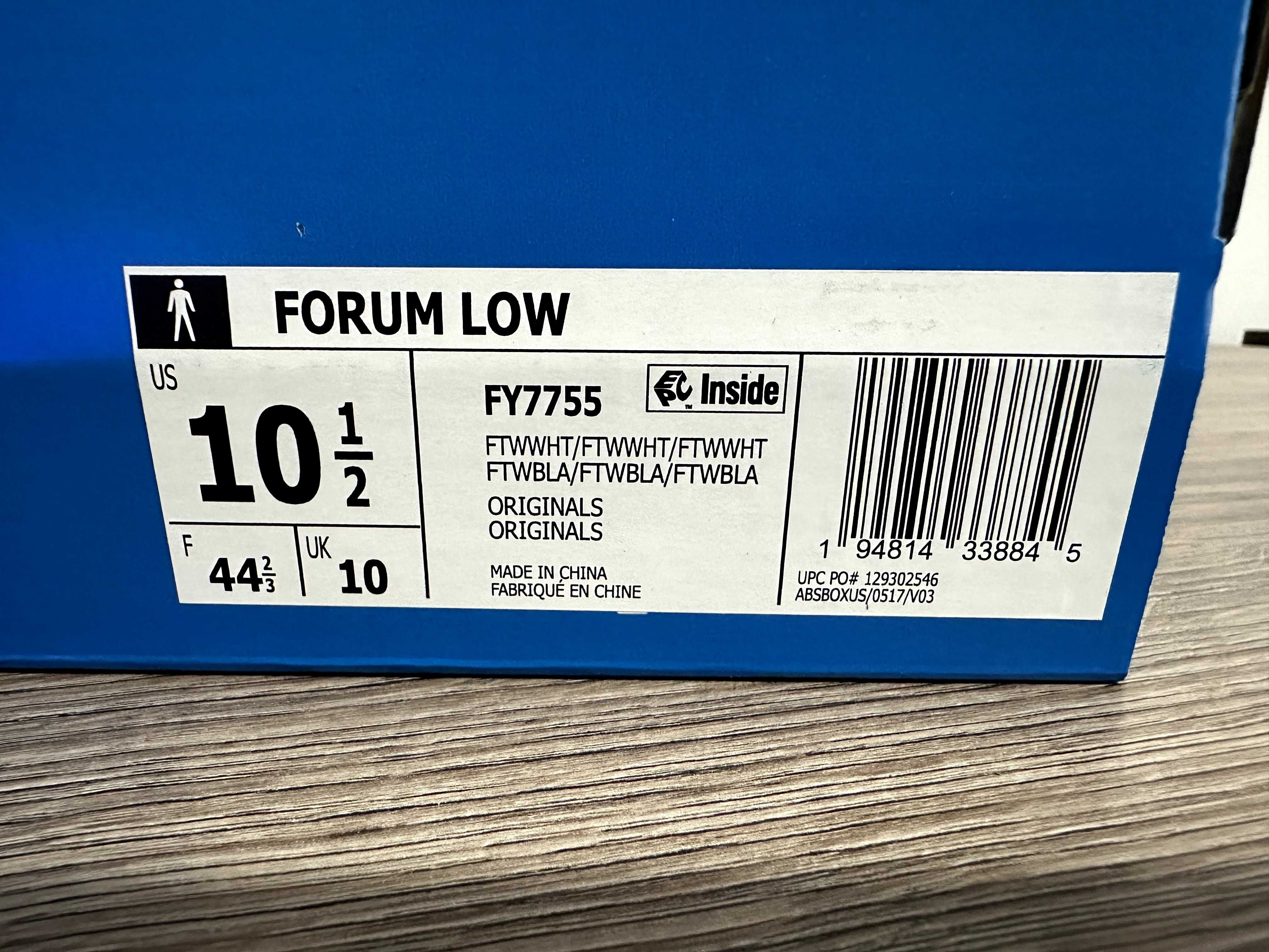 Adidas Forum Low USA оригінал чоловічі кросівки 44.5р