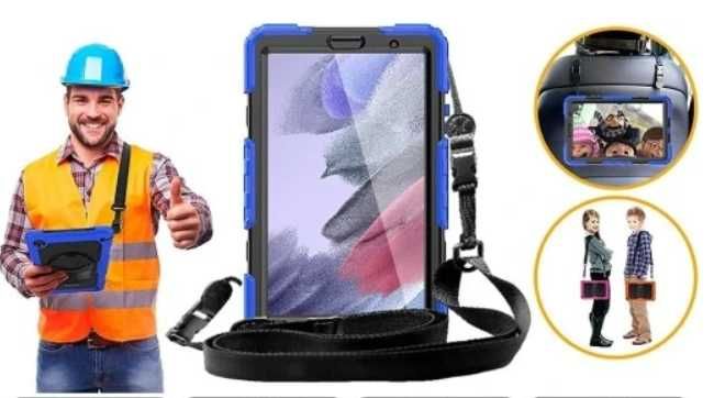 Etui z paskiem i podpórką Galaxy Tab A7 Lite 8,7 Case Obudowa