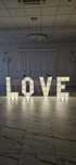 Napis LOVE LED dekoracja wesele