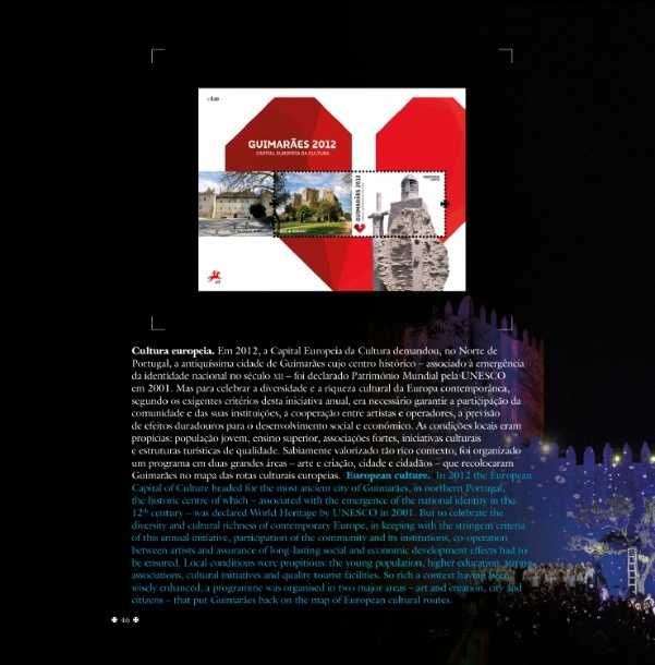 Livro anual dos CTT completo : "Portugal em Selos 2012" -> NOVO