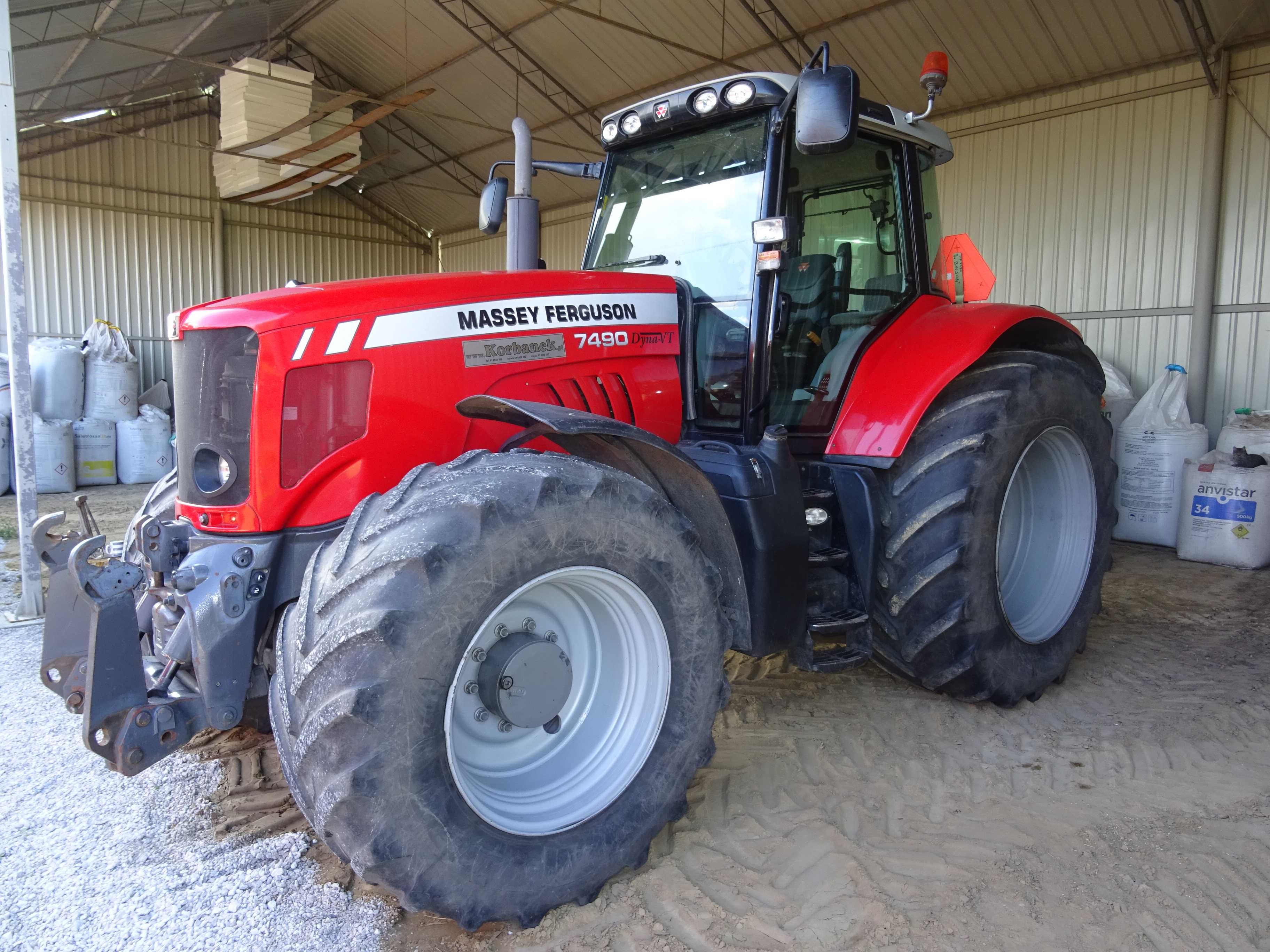 Ciagnik Massey Ferguson 7490 Vario 1 własciciel Fendt 820 718