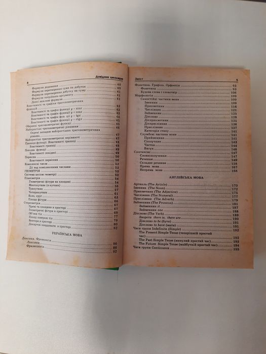 Книга Довідник школяра
