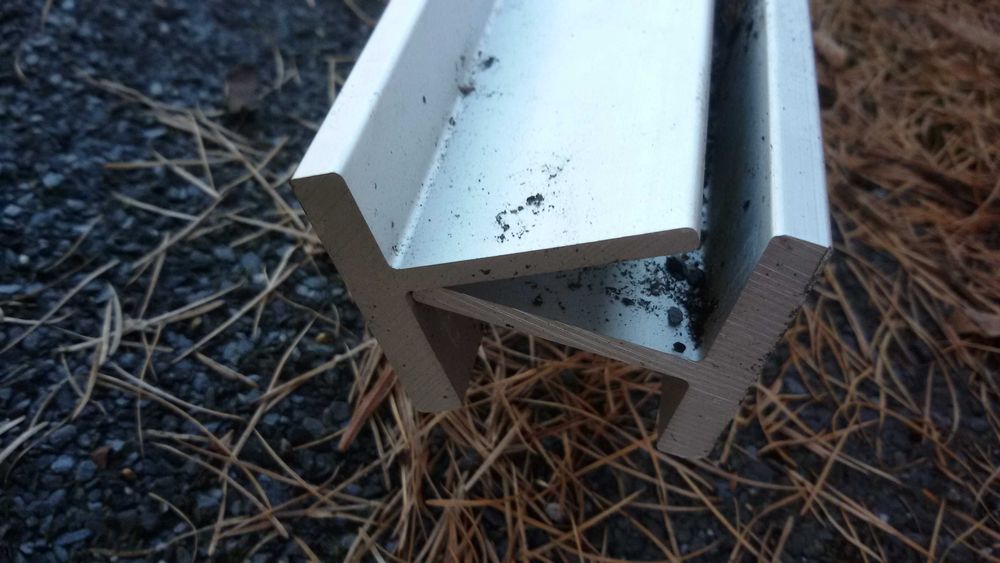 Teownik Aluminium T profil alu 34x36x6mmx3mm dł 600cm Fotowoltaika