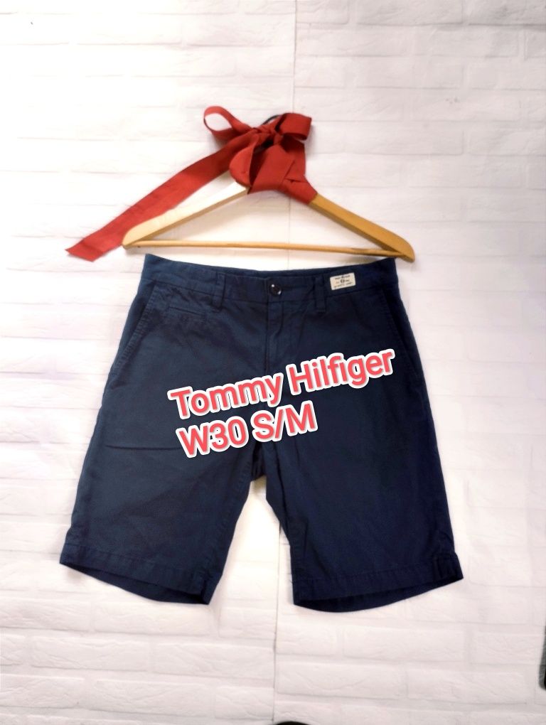 Tommy Hilfiger szorty spodenki W30 S/M granatowe kieszonki