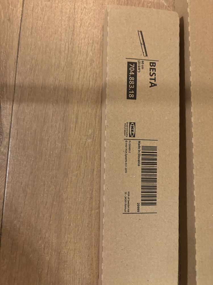 IKEA BESTA Obudowa dąb bejcowany na biało 60x20x38 cm