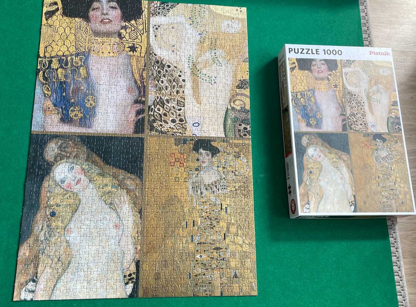 Puzzle Piatnik 1000 el. - Klimt, mix obrazów