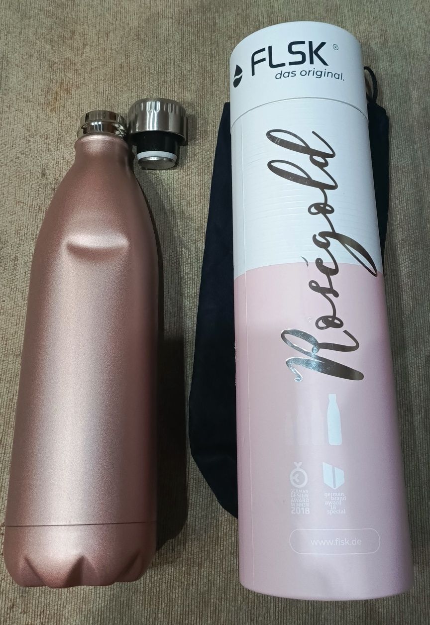 Butelka do picia FLSK ze stali nierdzewnej pojemność 1000ml.