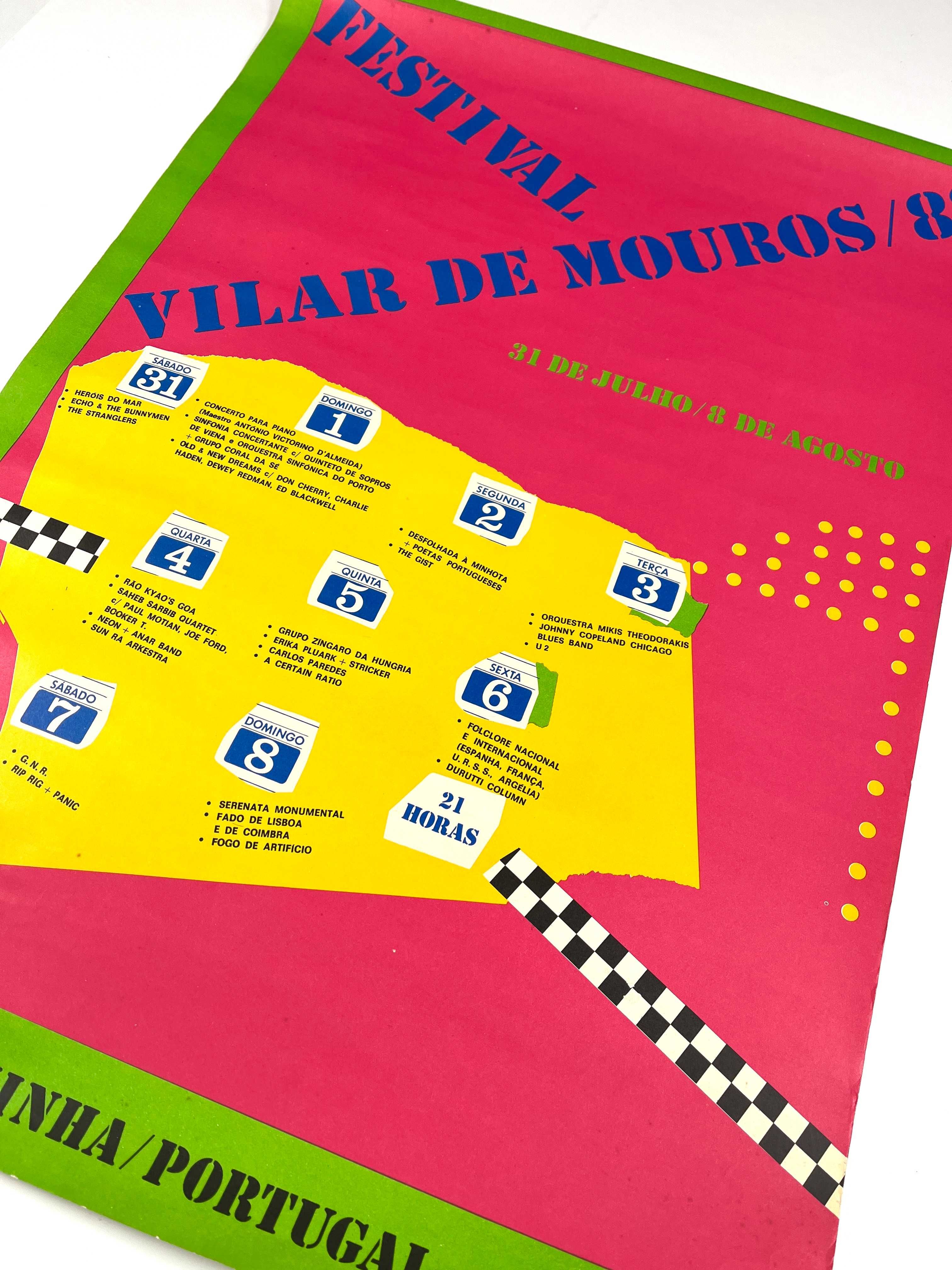 Cartaz Festival Vilar de Mouros 1982