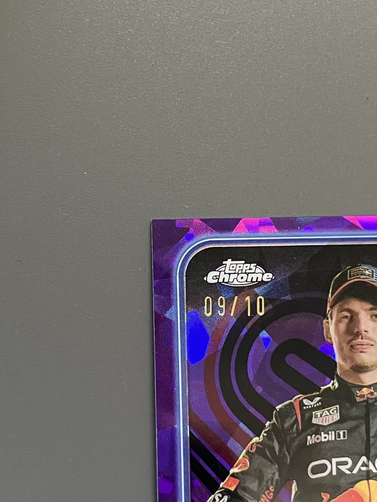 Max Verstappen Topps Chrome Sapphire Purple 2024 /10