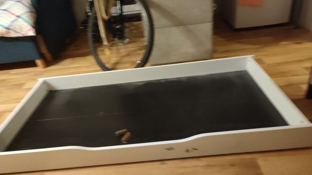Łóżko dziecięce 160cm białe z szufladą + gratis