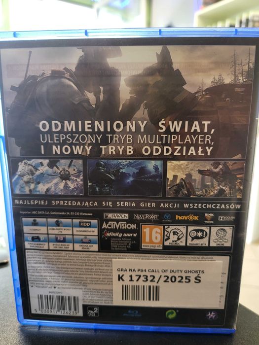 Call of Duty: Ghosts PS4 PL Klasyk SklepzGramiWWA