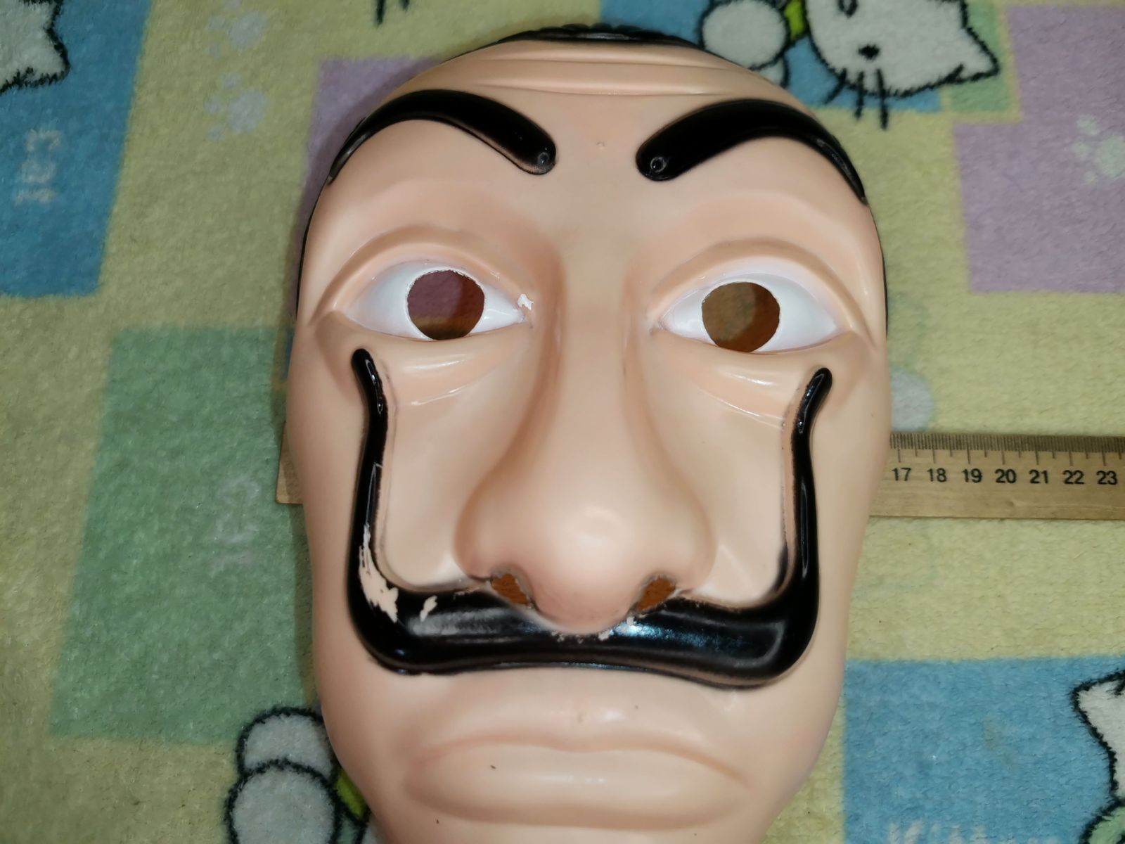 Маска художника Сальвадор Дали, прикольная маска Бумажный дом