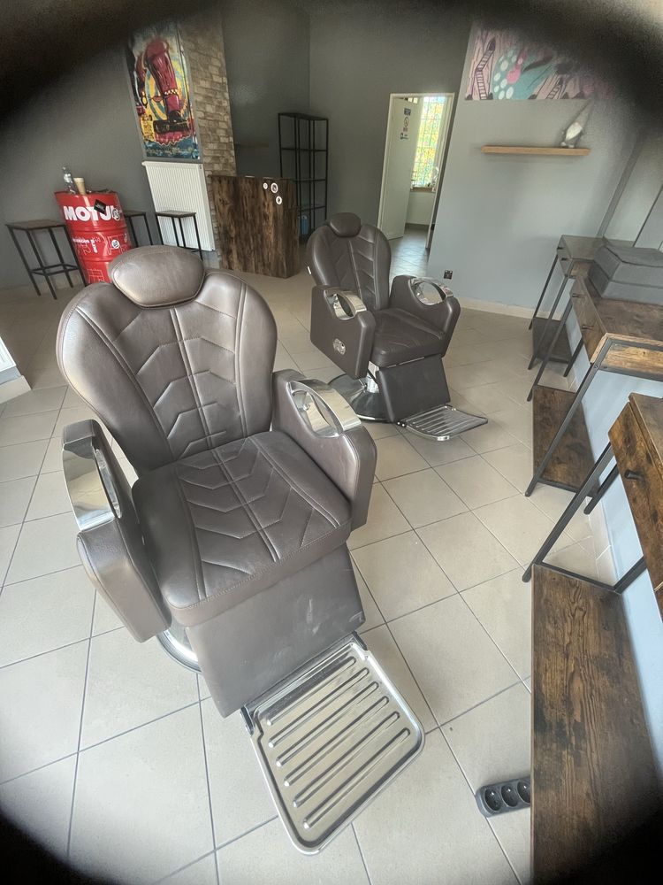 2 szt fotele barberskie