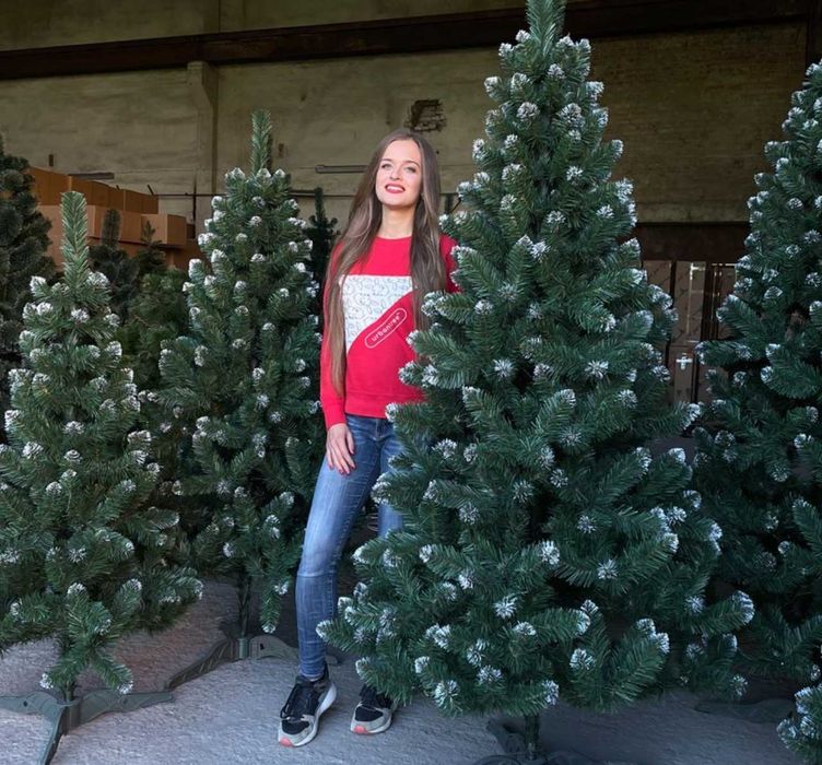 Супер качество! Штучная премиум ёлка белые кончики/ ялинка/ сосна/ель