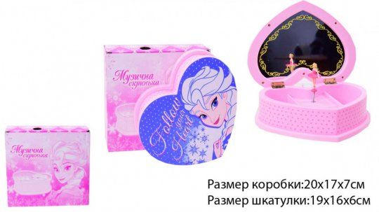 Музыкальная шкатулка с балериной Фроузен (Frozen). ЗВУК!