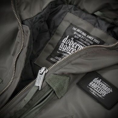 Куртка Aviator dobermans aggressive олива чоловічий бомбер Aviator