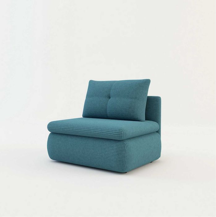 Sofa rozkładana 1-osobowa błękitna ELIAS I agata meble