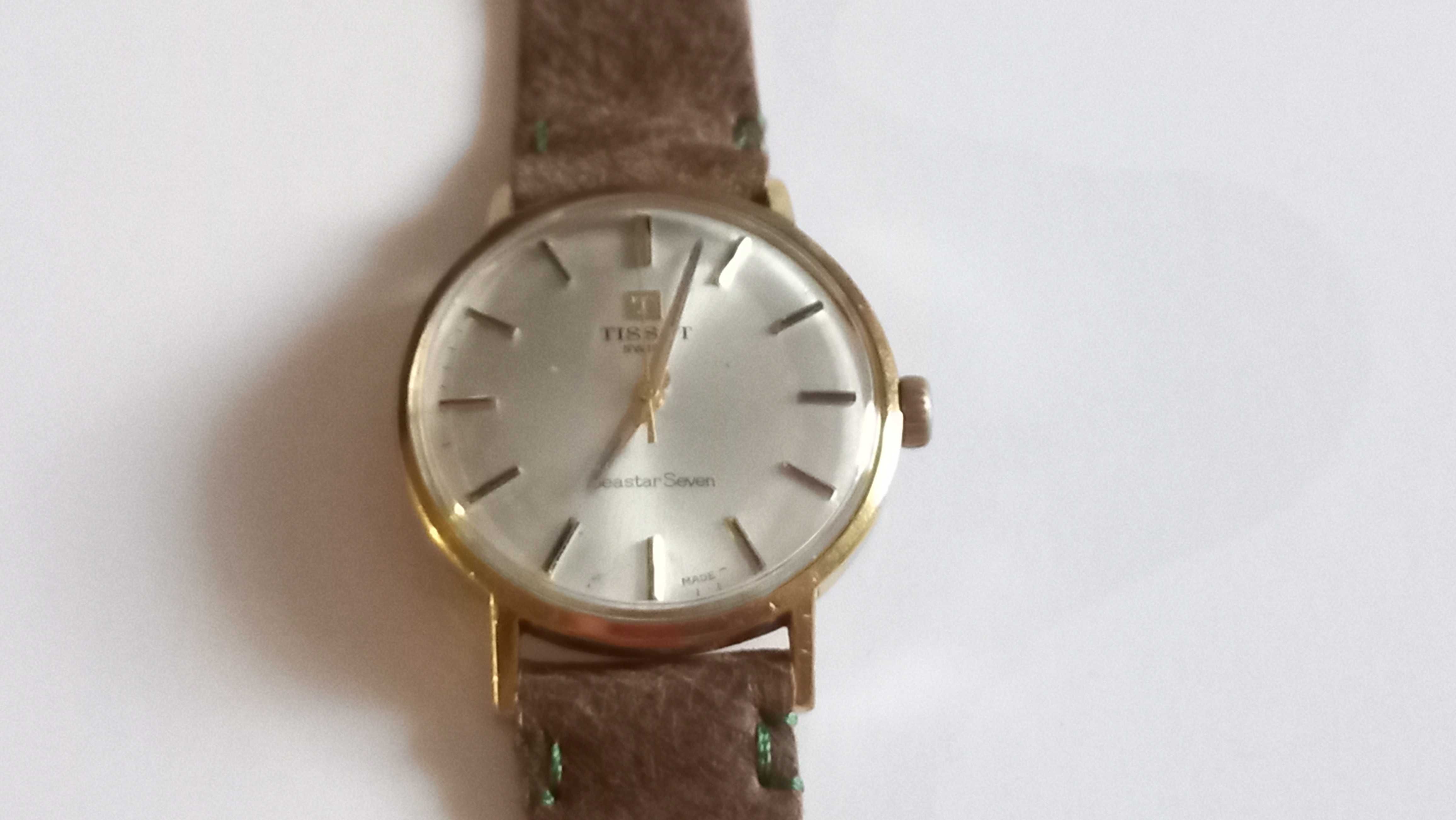 Oferuję ładny pozłacany zegarek Tissot Seastar Seven cal.2451
