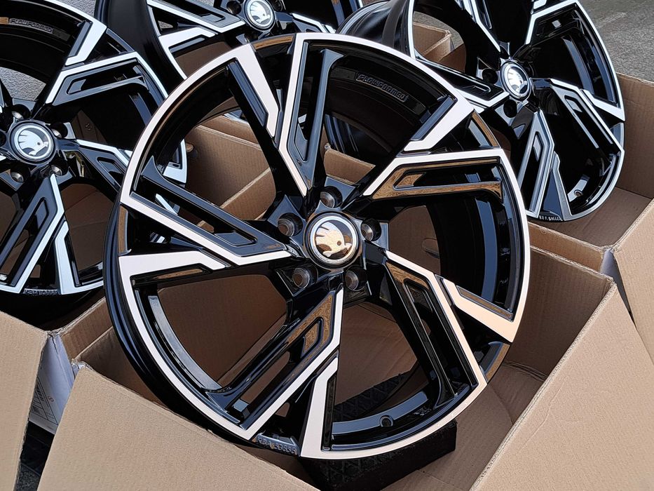 Alufelgi NOWE SKODA 19 5x112 Superb 2 , 3 , 4 Kodiaq ET30 CNC RS5
