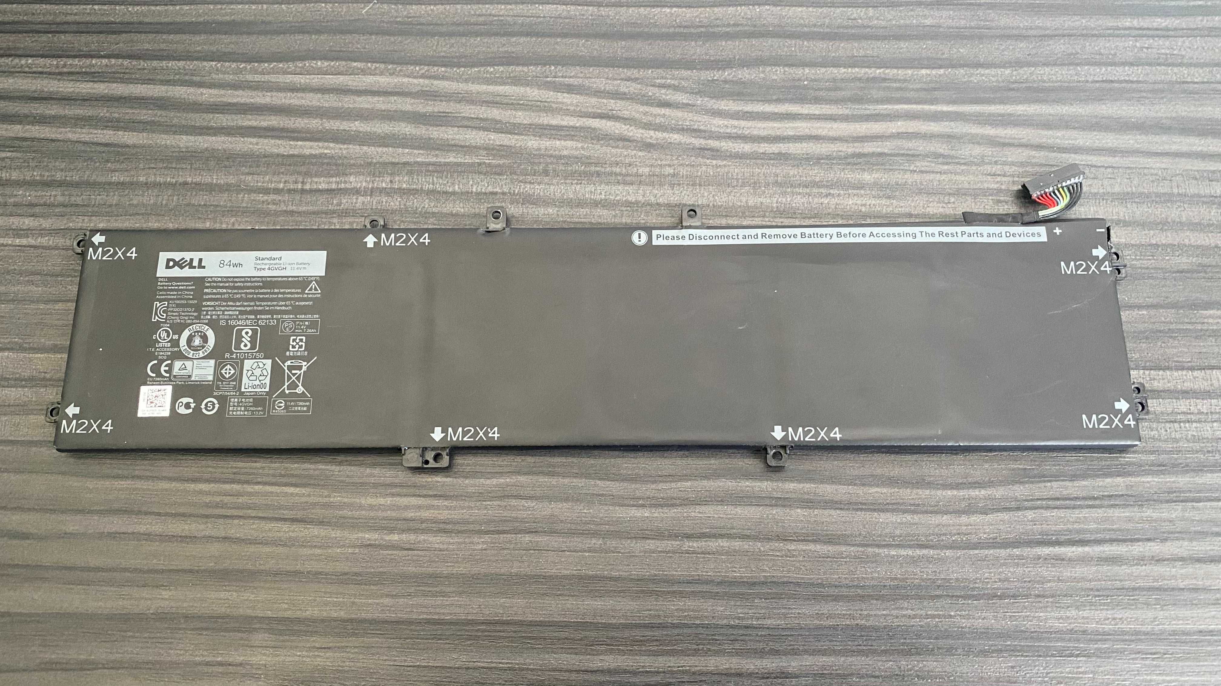 Батарея DELL 4GVGH Акумулятор ОРИГІНАЛ XPS 15 9550 9560 9570 Precision