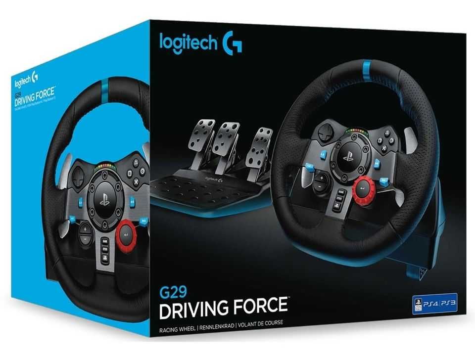 Suporte Volante e Pedais Logitech G29 NOVOS selado GARANTIA