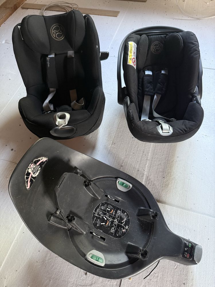 Cybex Cloud Z i-Size + Cybex Sirona Z i-Size + baza obrotowa