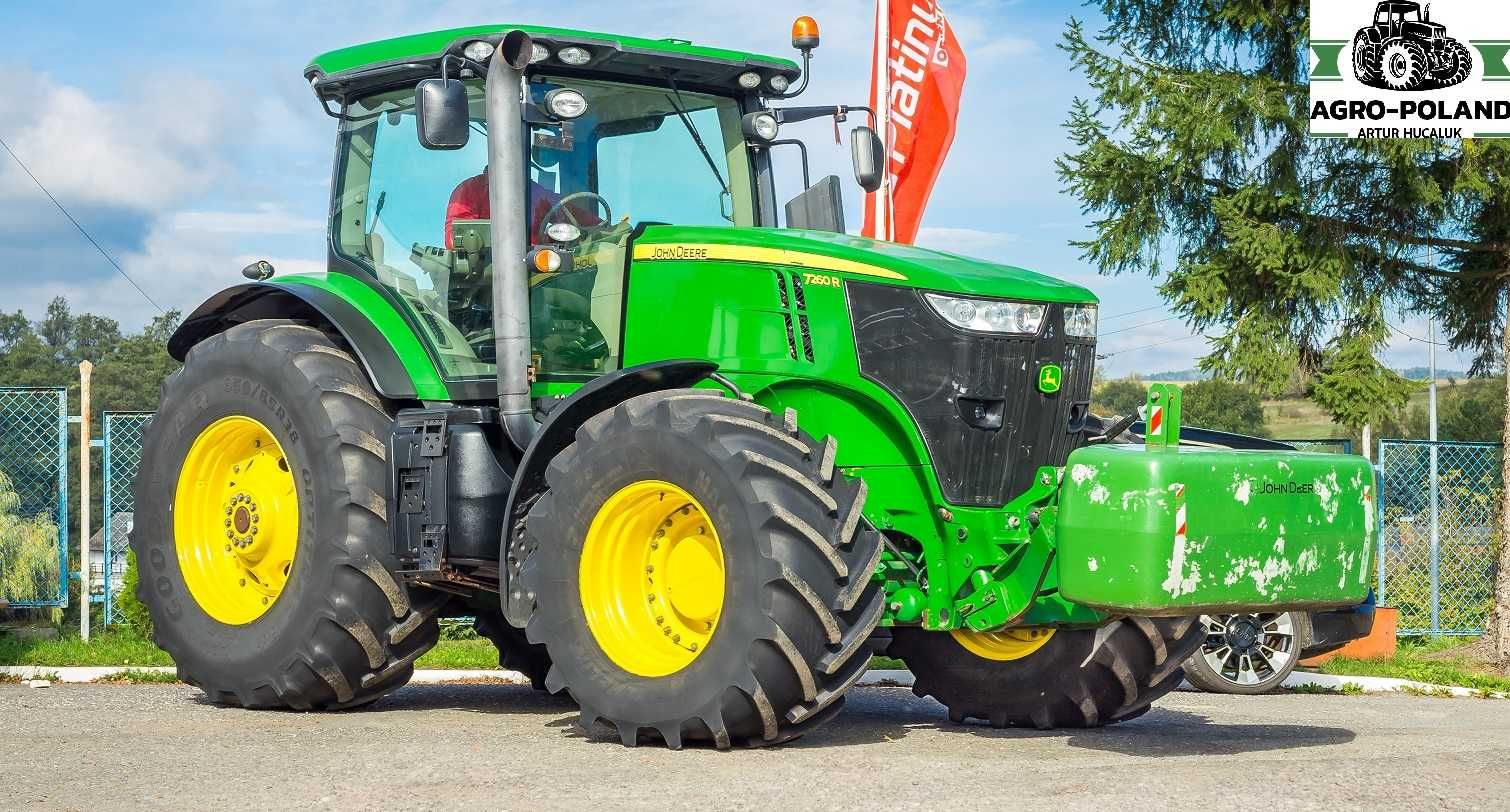 Трактор JOHN DEERE 7260 R - 8.515 м/г - ВВП - ТНП - 2013