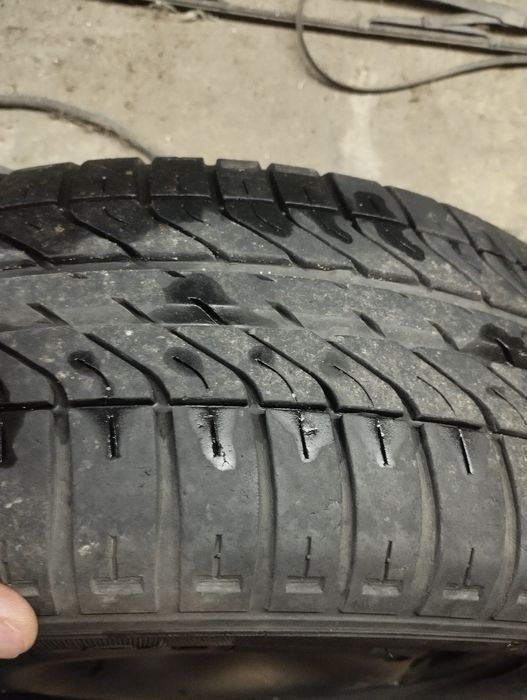 4 диска R14   5х100 в сборе 185х60. + колпаки