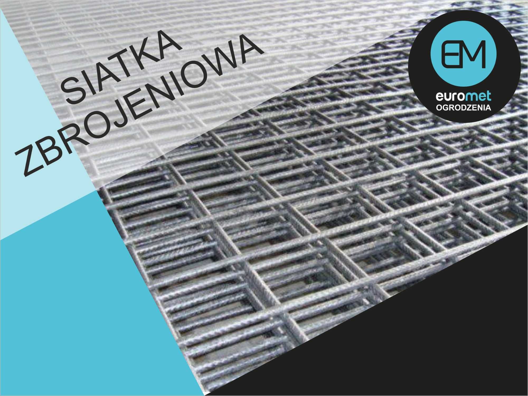 siatka zbrojeniowa fi8 120x240cm stal mata zgrzewana Euro-Met Wysyłka