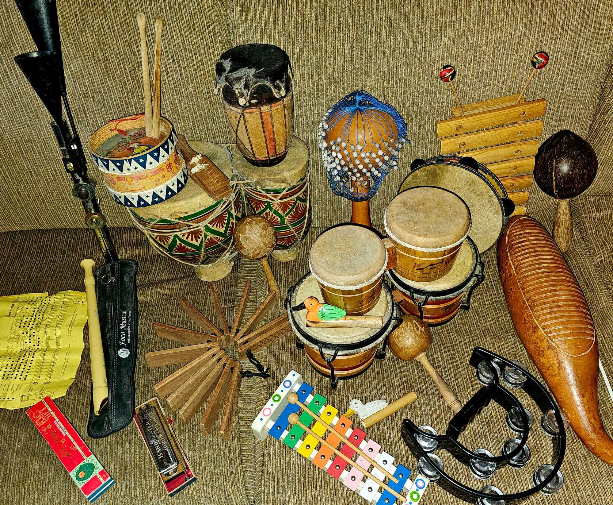 Instrumentos Cuba, Africa, Ex Rep. Dem. Alemã - Percussão