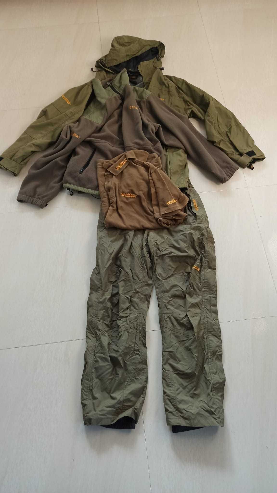 Zestaw Trakker: spodnie, polar, kurtka, t-shirt