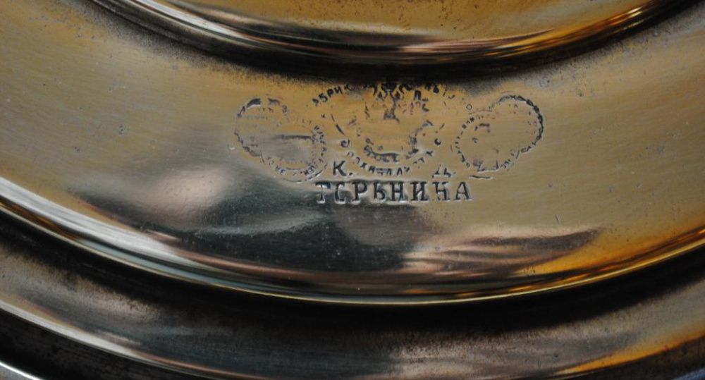Большой 10 литровый царский самовар рабочий в родном сборе и отл. сост