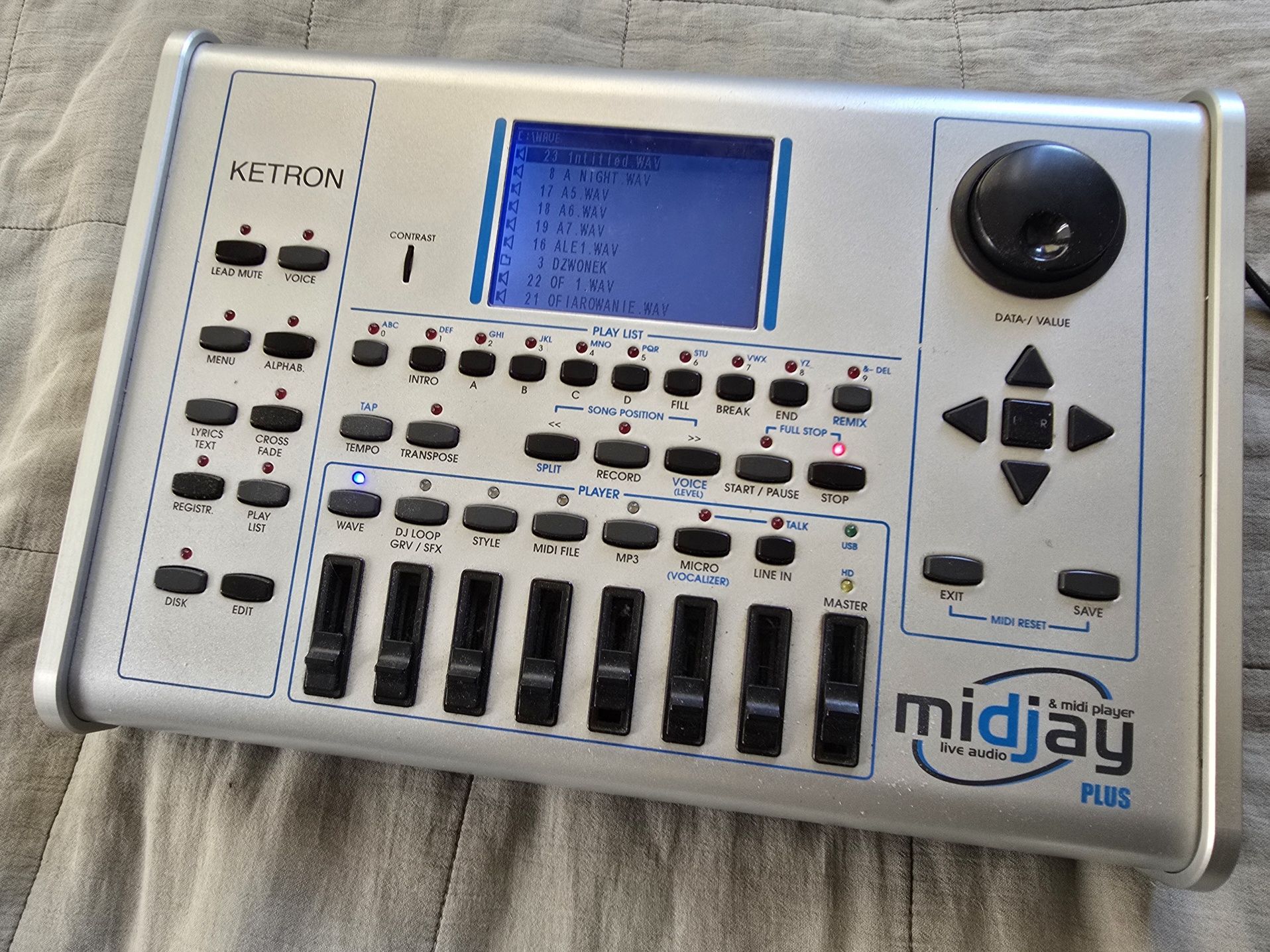 Midi Player Ketron midjay