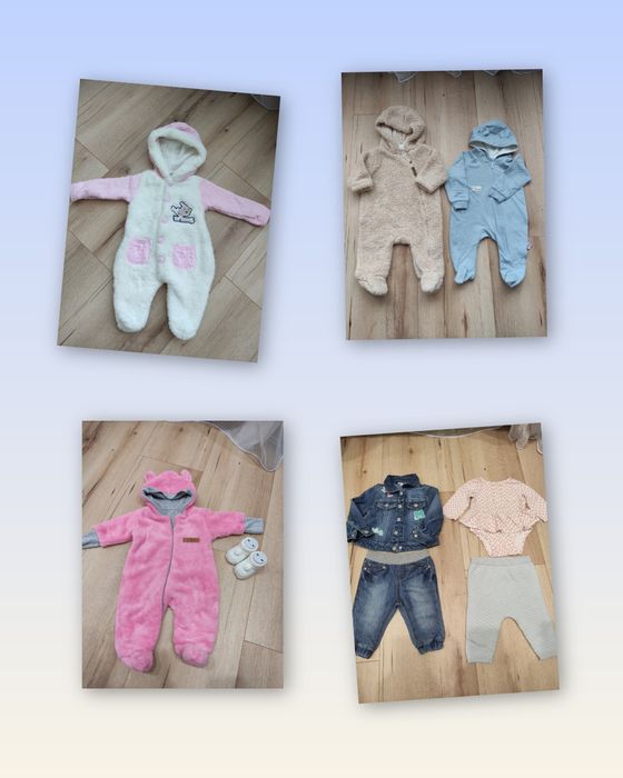 Пакетом дитячий одяг, боді,ромпери, костюм,сукня 3-6, 6-9 міс