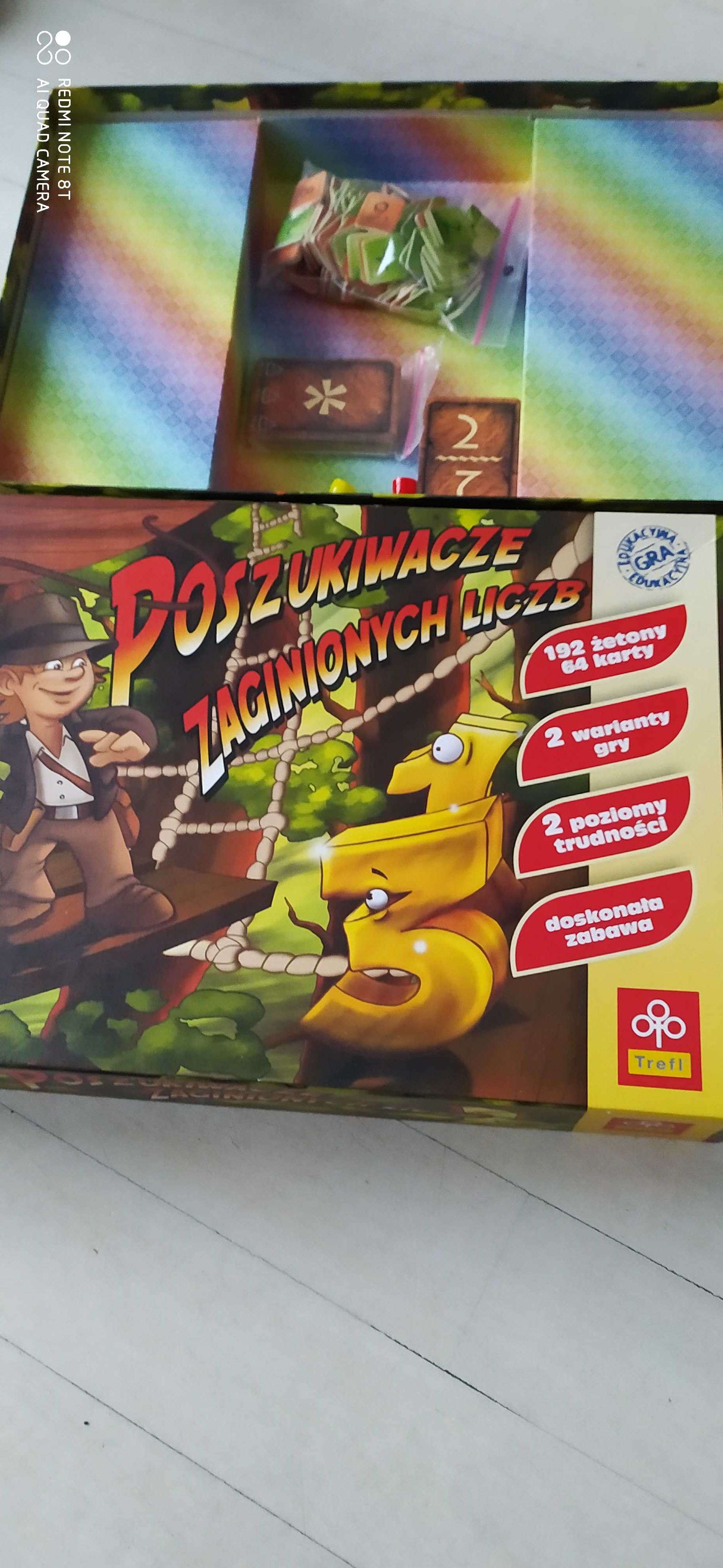 poszukiwacze zaginionych liczb gra trefl