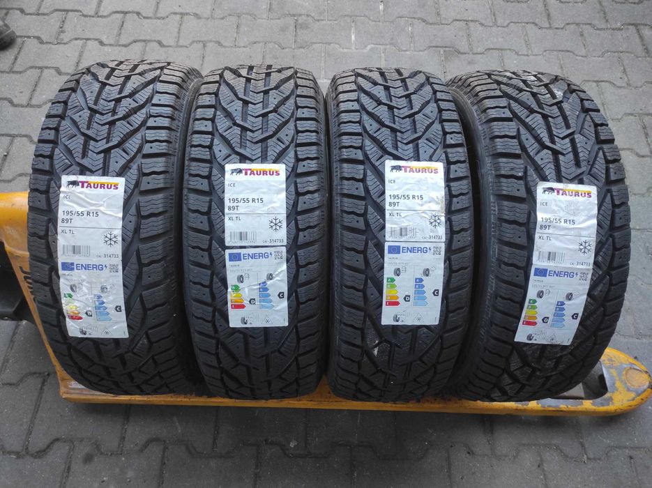 NOWE opony zimowe 4szt 195/55 R15 XL Taurus Ice WYSYŁKA MONTAŻ