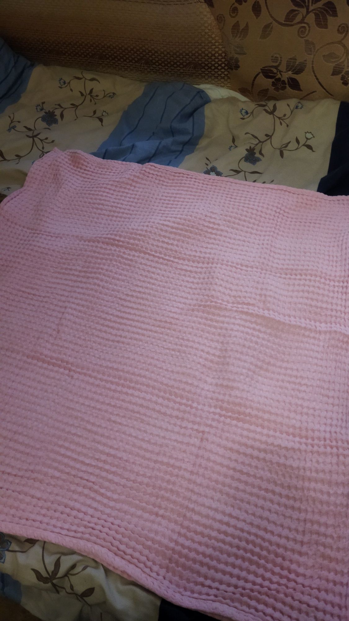 Рожеве покривало плед ковдра розовое покрывало 230х110 см