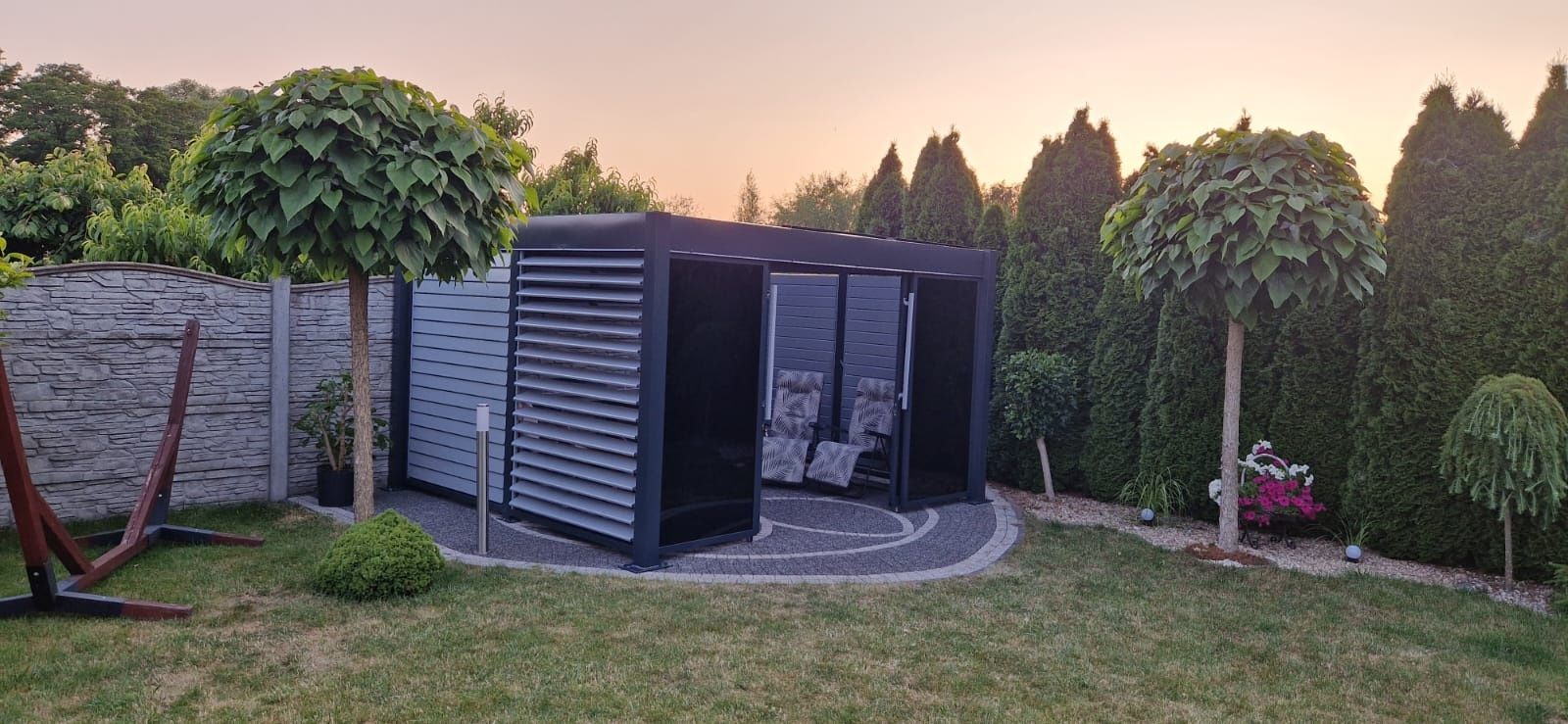 pergola carport altana wiata ogrod zaluzja system szklo szyba