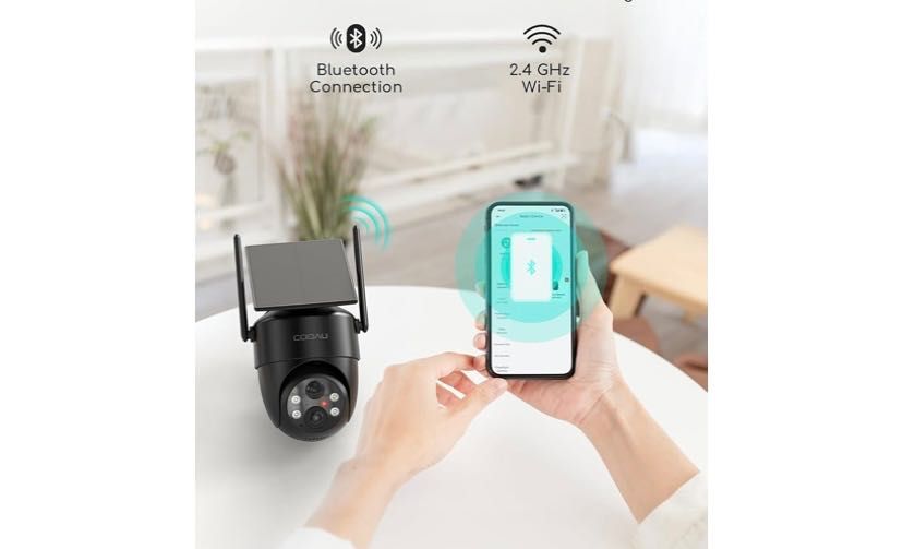Вулична камера COOAU C5 Solar-Powered Battery Camera