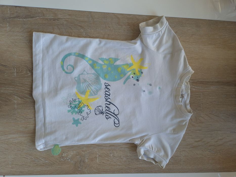 T-shirt konik morski 92 Cocodrillo