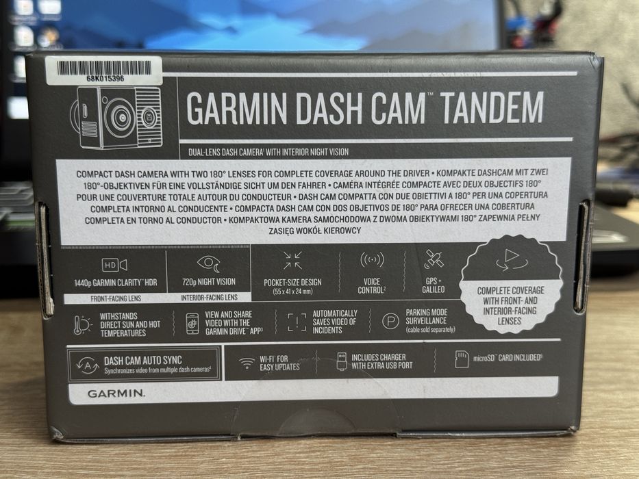 Відеореєстратор Garmin dash cam tandem