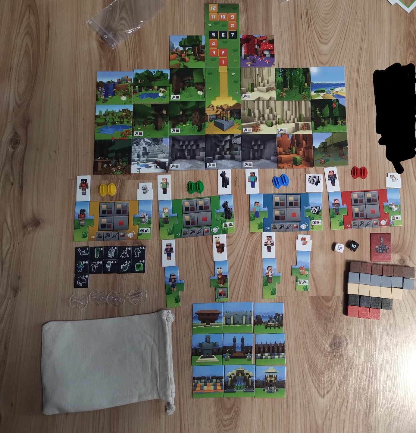 Minecraft gra planszowa Heroes of the Village