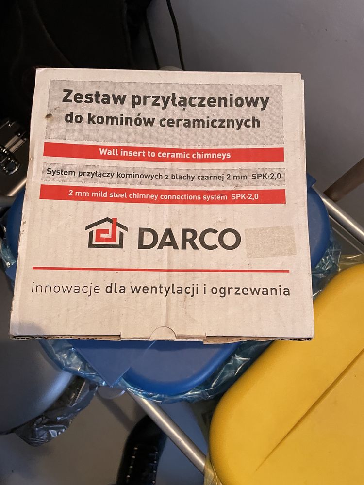 Darco zestaw przylaczeniowy do kominow ceramicznych 150/180