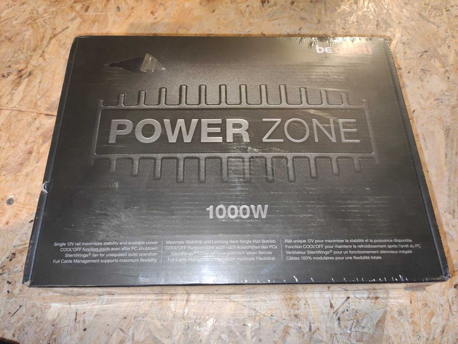 Nowy zasilacz 1000W be quiet! Power Zone CM 80 PLUS Bronze nowy