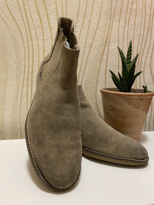 Мужские ботинки Zara весна, осень Челси натуральный нубук