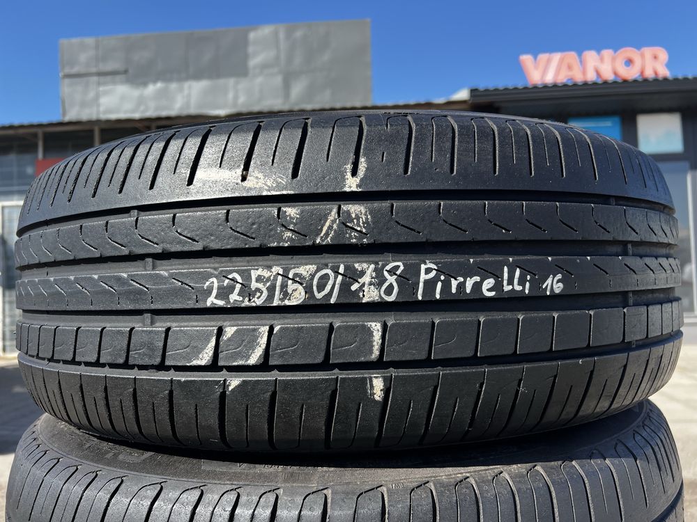 Шини 225/50/18 бу Pirelli, літня резина R18;Склад коліс;шини
